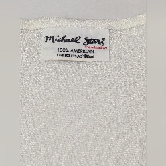 Michael Stars the Original Tee Women's Shirt Short Sleeve Pearl One Size NWOT - Picture 4 of 6